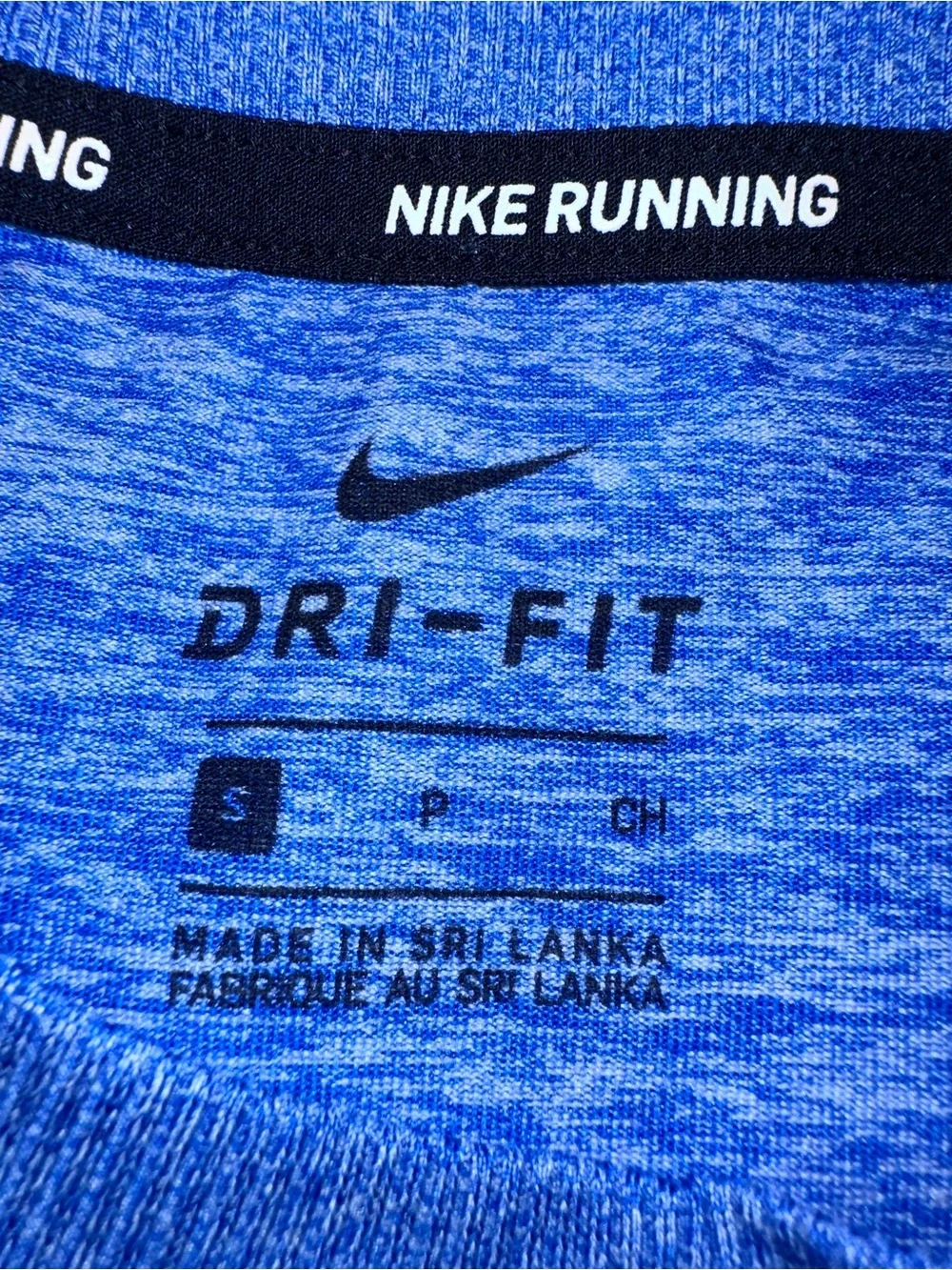 Nike Women’s Royal Blue Heather Long-Sleeve Training Top